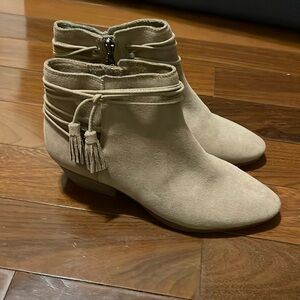 Vince Camuto suede ankle boots, size 7 1/2